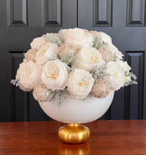 Load image into Gallery viewer, WINTER WHITE ROSE ARRANGEMENT
