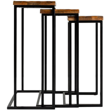 Load image into Gallery viewer, TROY NESTING TABLES - BROWN
