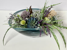 Load image into Gallery viewer, SUCCULENT GLASS BOW ARRANGEMENT
