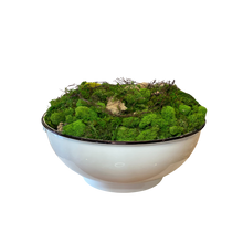 Load image into Gallery viewer, ONE OF A KIND WHITE  MOSS BOWL
