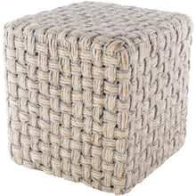 Load image into Gallery viewer, CORA OTTOMAN- LIGHT GRAY
