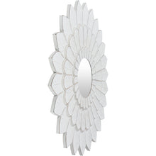 Load image into Gallery viewer, FLORA WOOD MIRROR- WHITE

