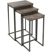 Load image into Gallery viewer, TROY NESTING TABLES - GRAY
